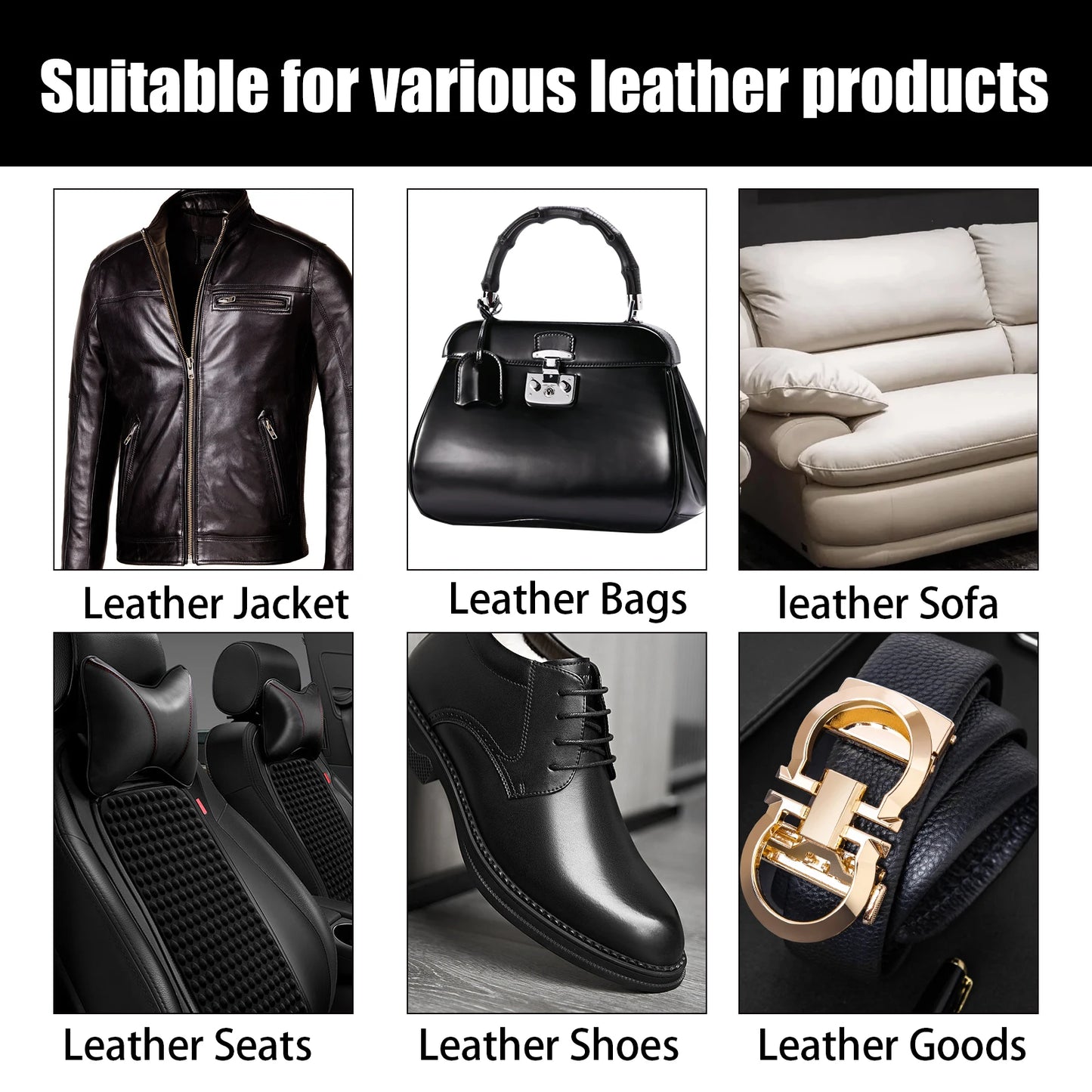 Jaysuing Leather Protection Oil Cleaner For Couches Shoes Car Seats