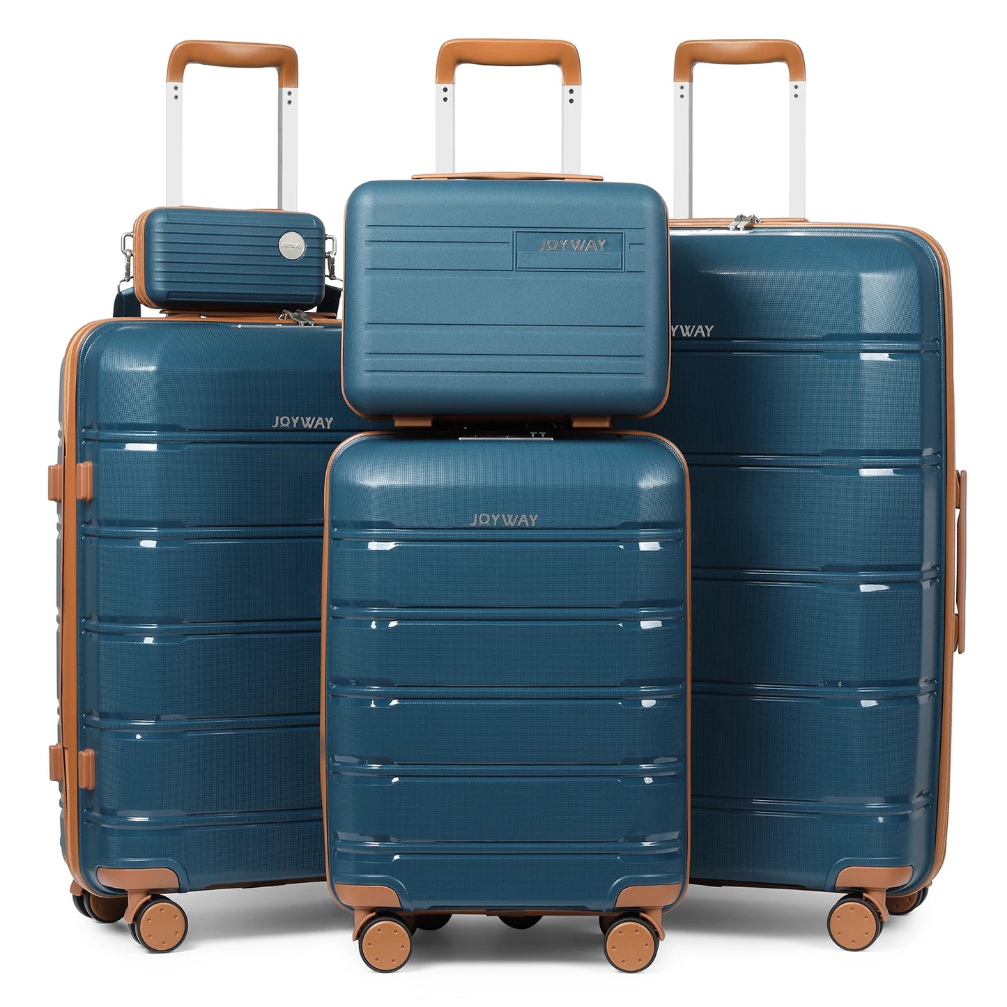 Joyway Travel Luggage Set Scratch Resistant Spinner Wheels TSA Lock