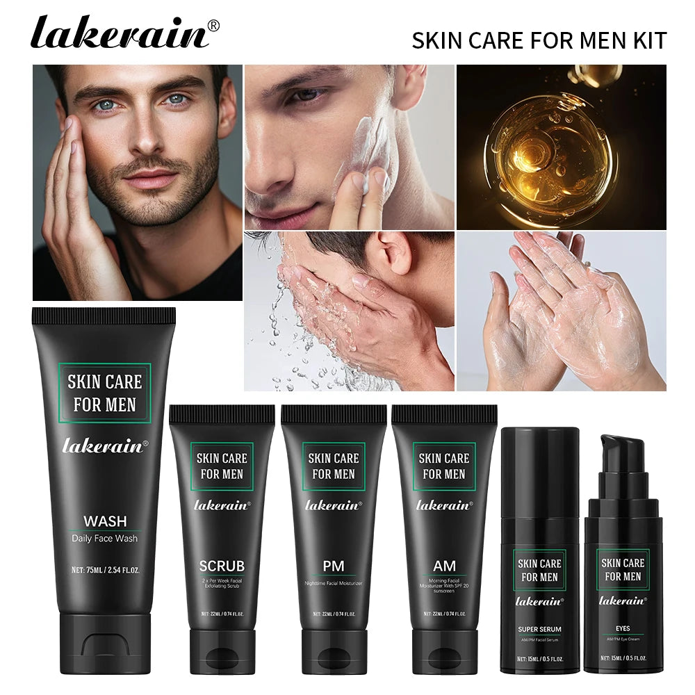 Ibcccndc Men Skin Care Kit Oil Control Hydration Set