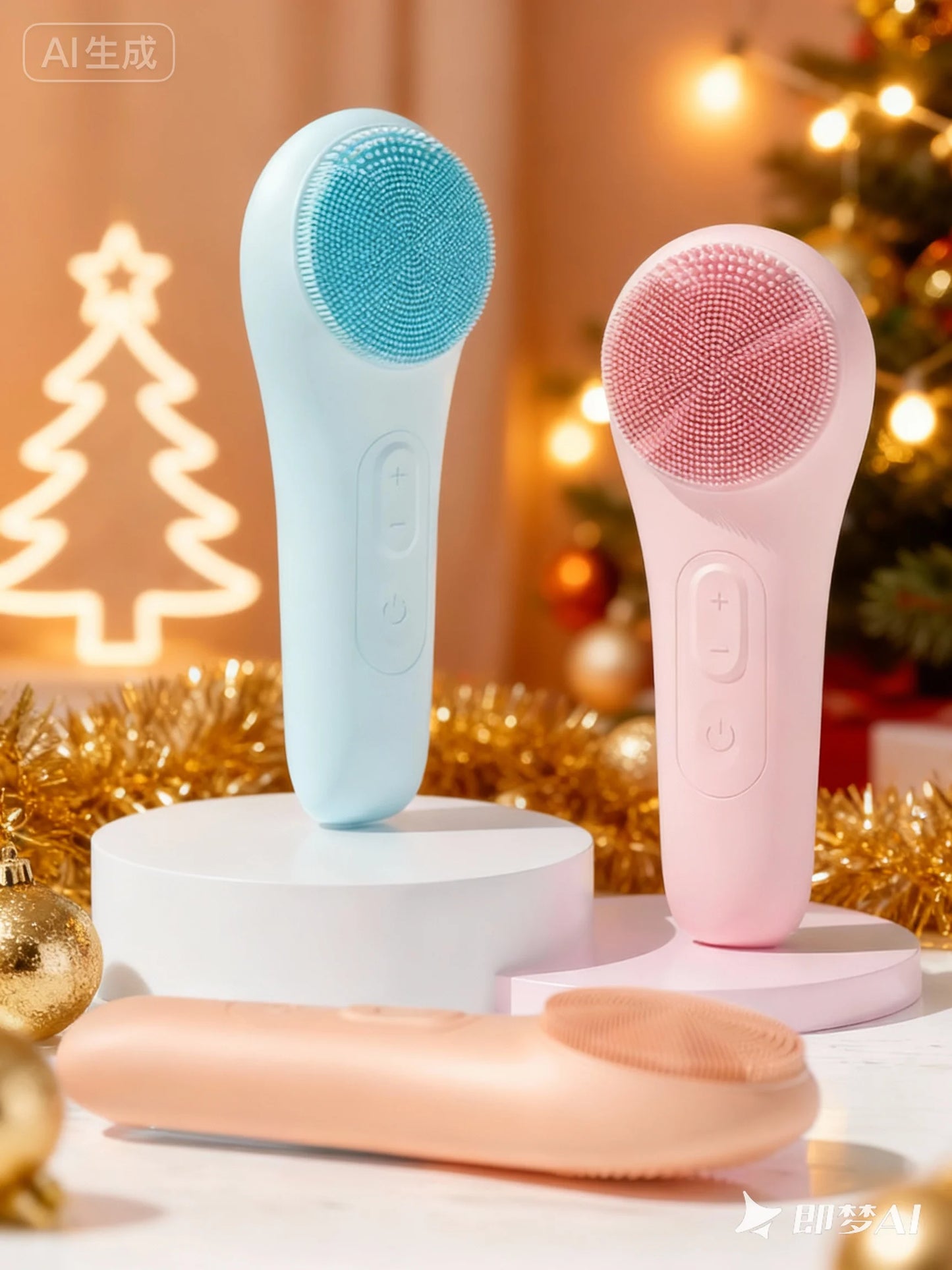 Rechargeable IPX7 Waterproof Facial Cleansing Brush For All Skin Types