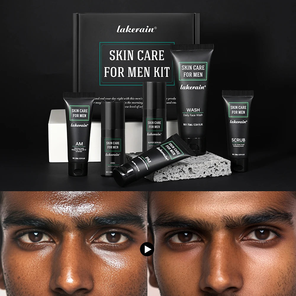 Ibcccndc Men Skin Care Kit Oil Control Hydration Set