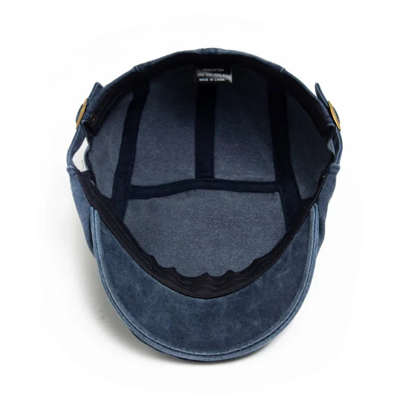 Yuliacc Vintage Cotton Beret Unisex Newsboy Cap Sun Hat