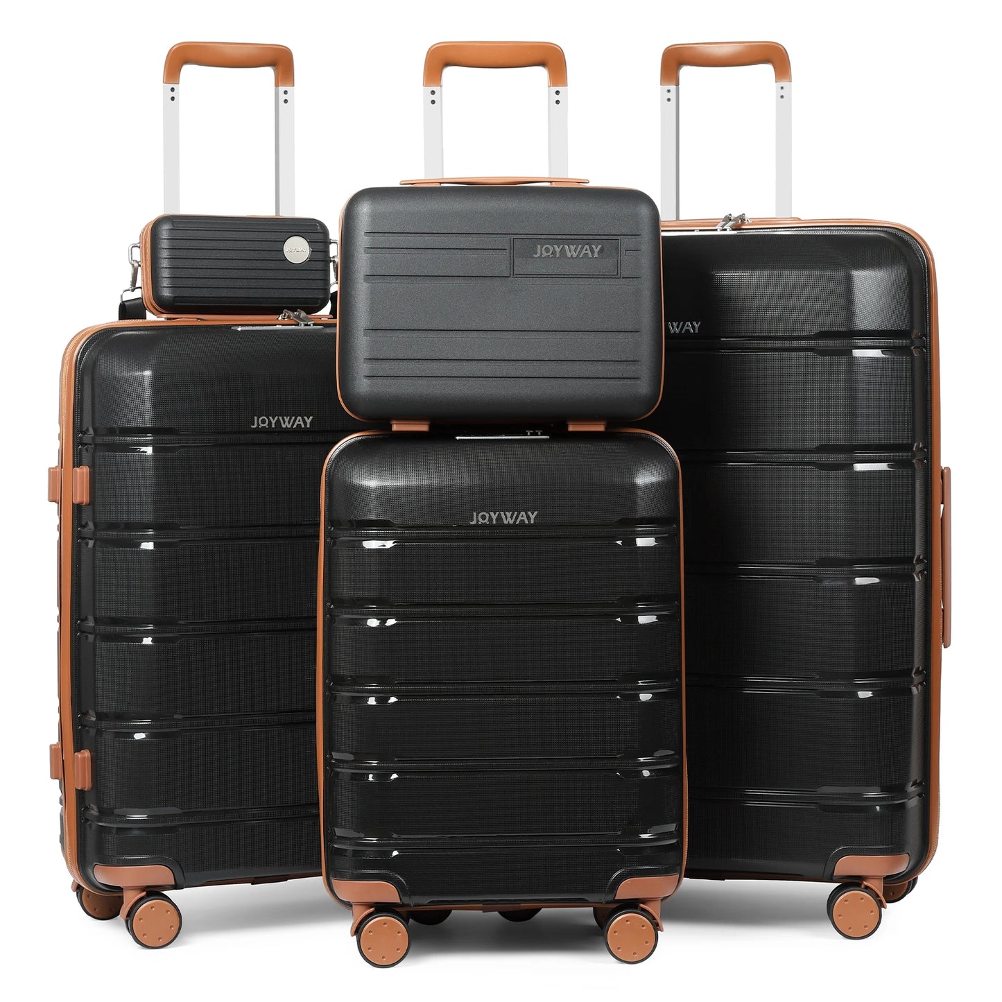 Joyway Travel Luggage Set Scratch Resistant Spinner Wheels TSA Lock
