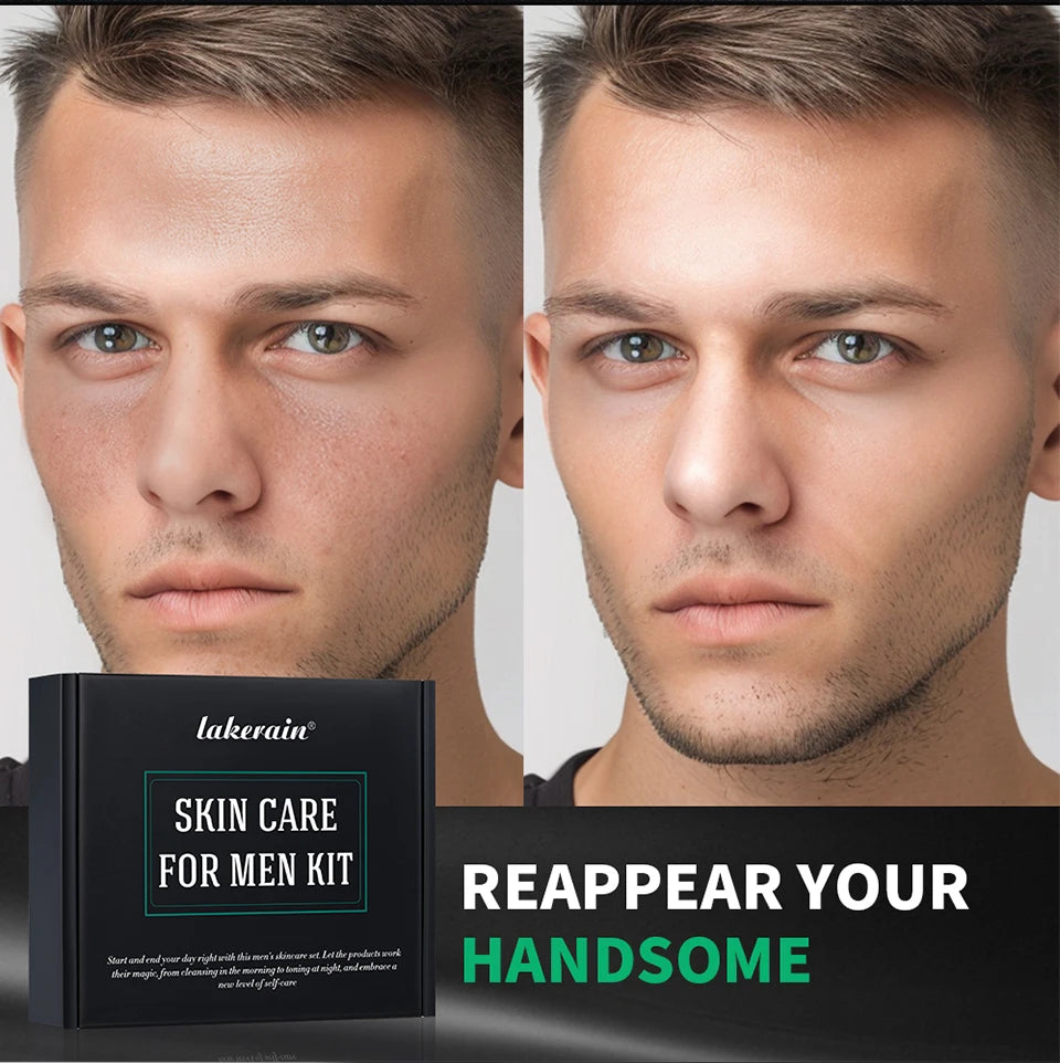 Ibcccndc Men Skin Care Kit Oil Control Hydration Set