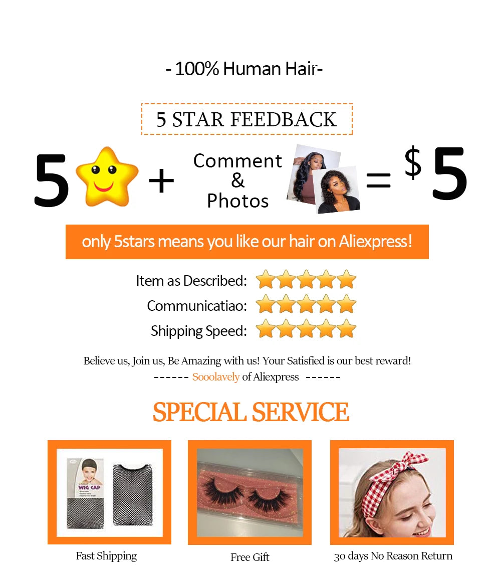 Muokass Remy Brazilian Curly Half Wig Clip In High Density