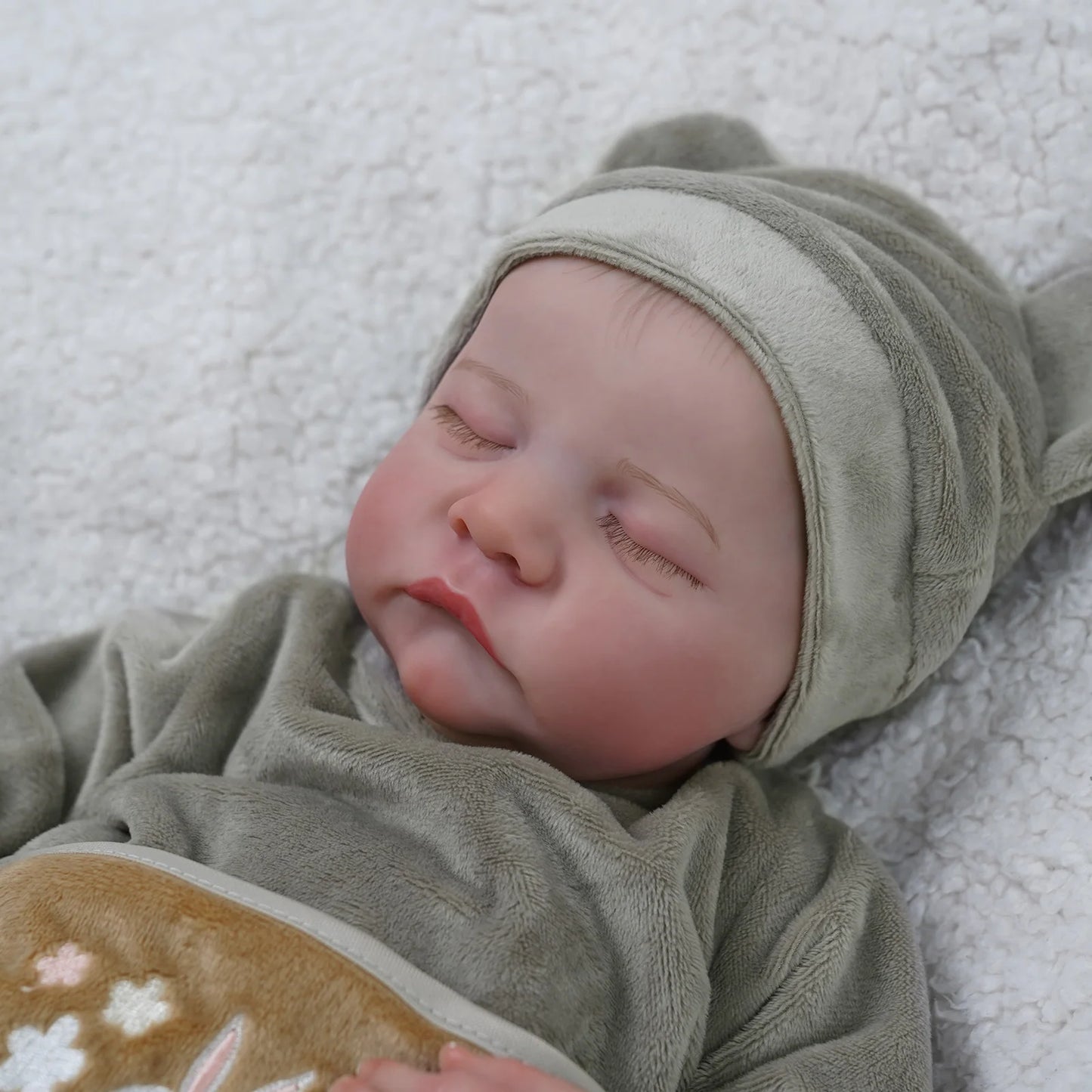 Risbecko Levi Reborn Baby Doll Hand Painted Veins Hair