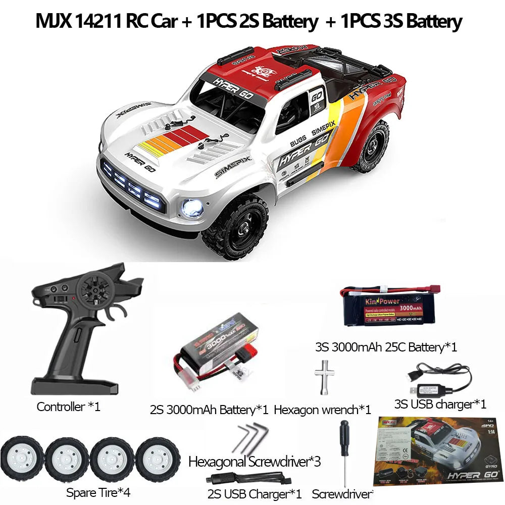 MJX HYPER GO 1/14 RC Racing Car 4WD Brushless Motor