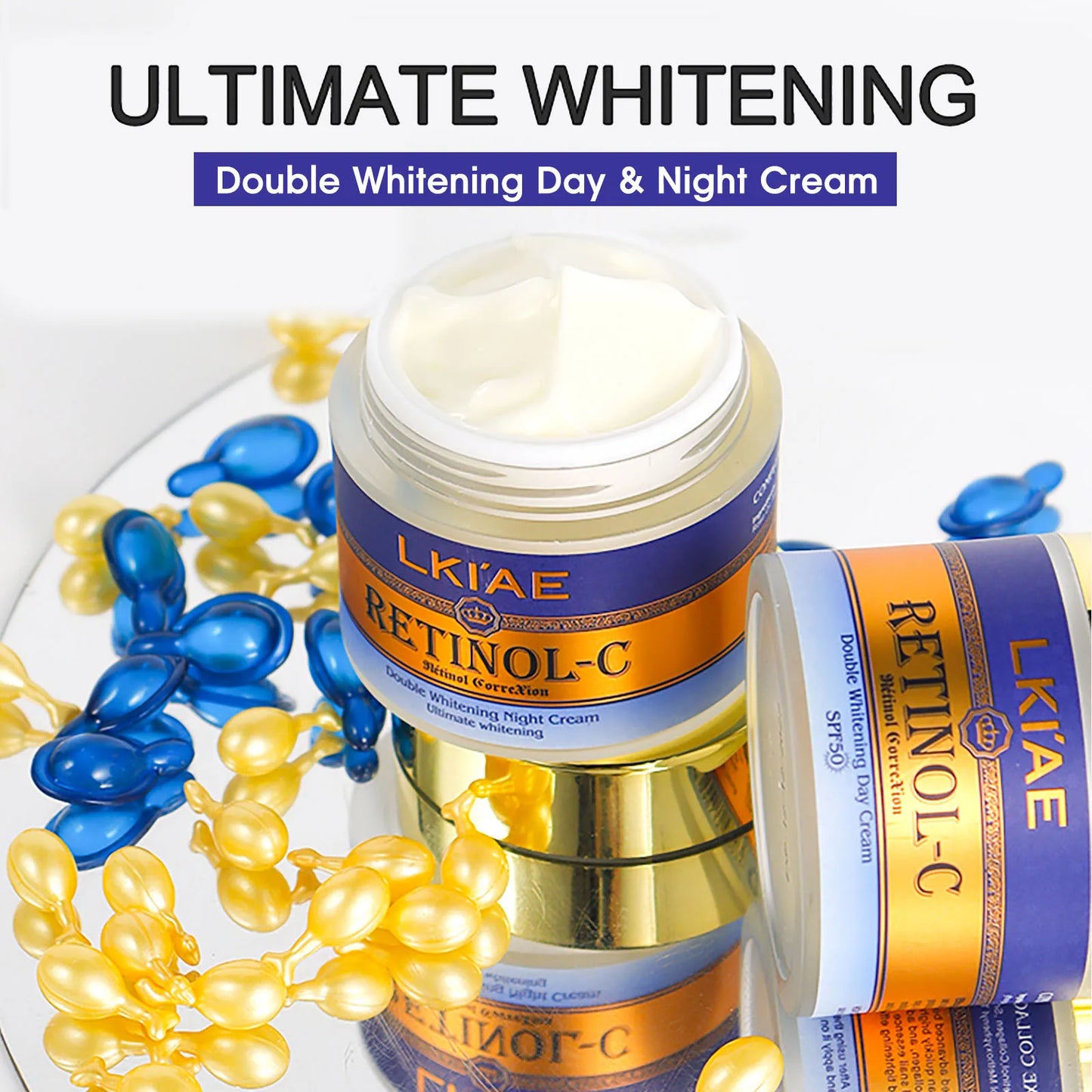 AILKE Day And Night Retinol Whitening Cream With Snail Extract