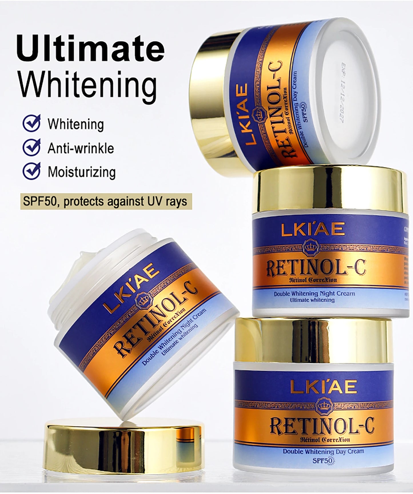 AILKE Day And Night Retinol Whitening Cream With Snail Extract