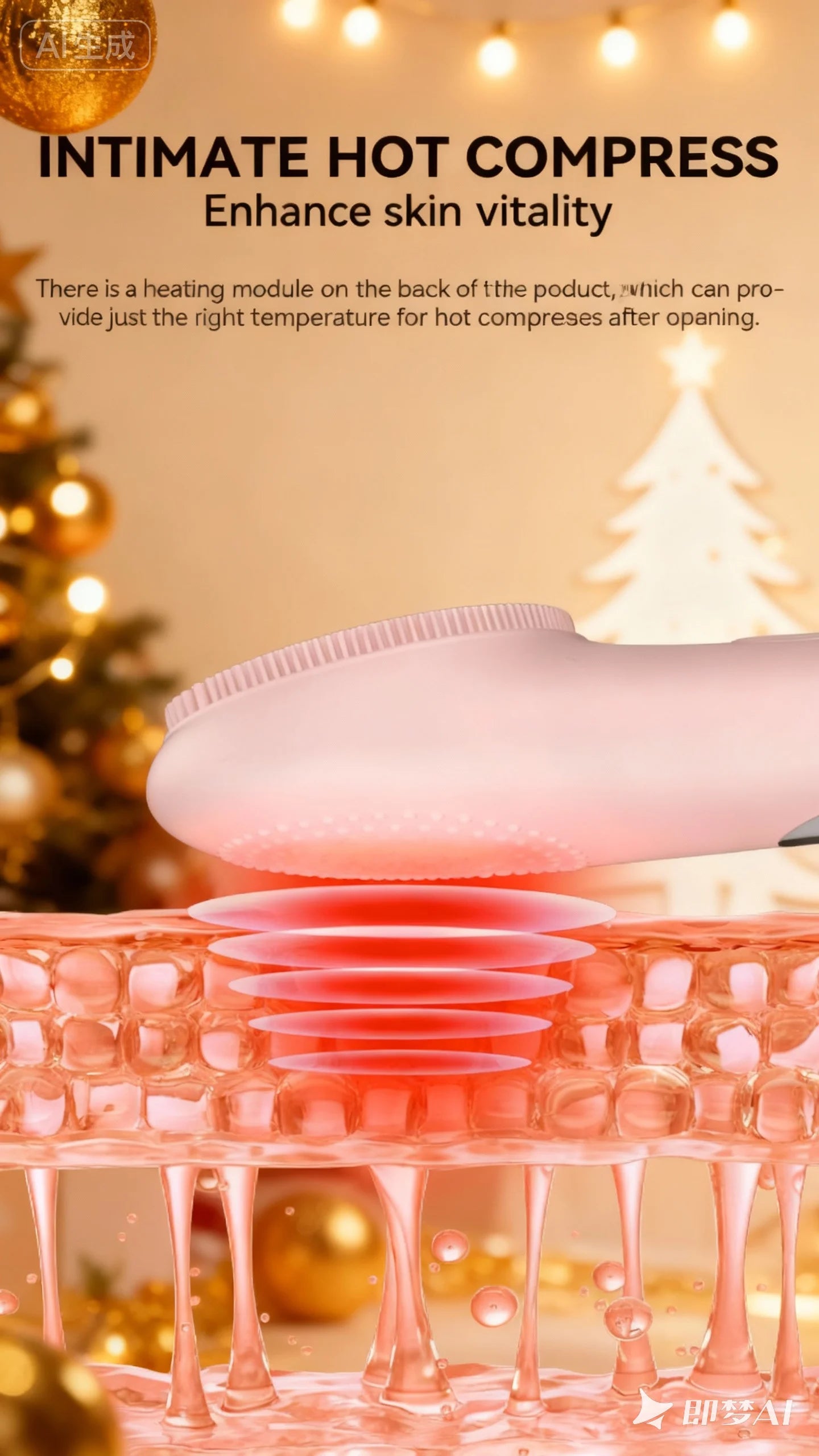 Rechargeable IPX7 Waterproof Facial Cleansing Brush For All Skin Types