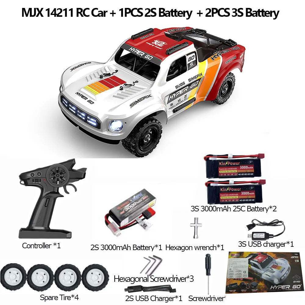 MJX HYPER GO 1/14 RC Racing Car 4WD Brushless Motor