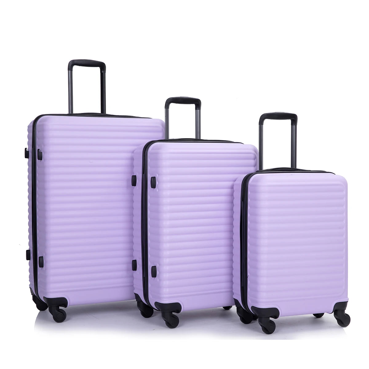 Travelhouse 3 Piece Hardside Luggage Set With TSA Lock Spinner Wheels