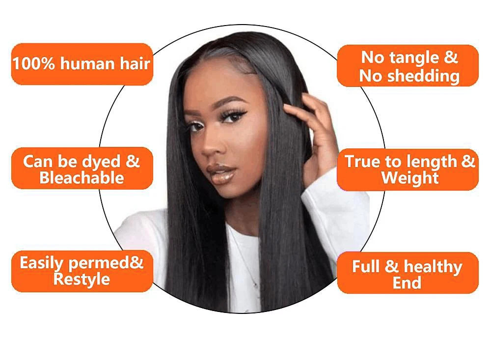 Muokass Remy Brazilian Curly Half Wig Clip In High Density