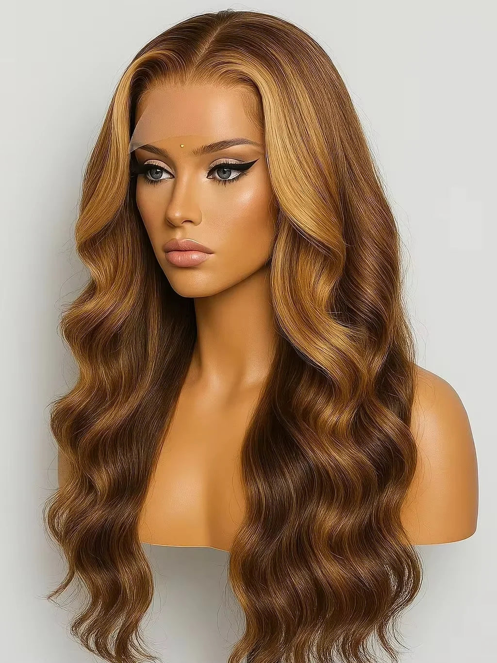 Hair Code Remy Malaysian Human Hair Body Wave Lace Front Wig Pre Plucked Hairline HD