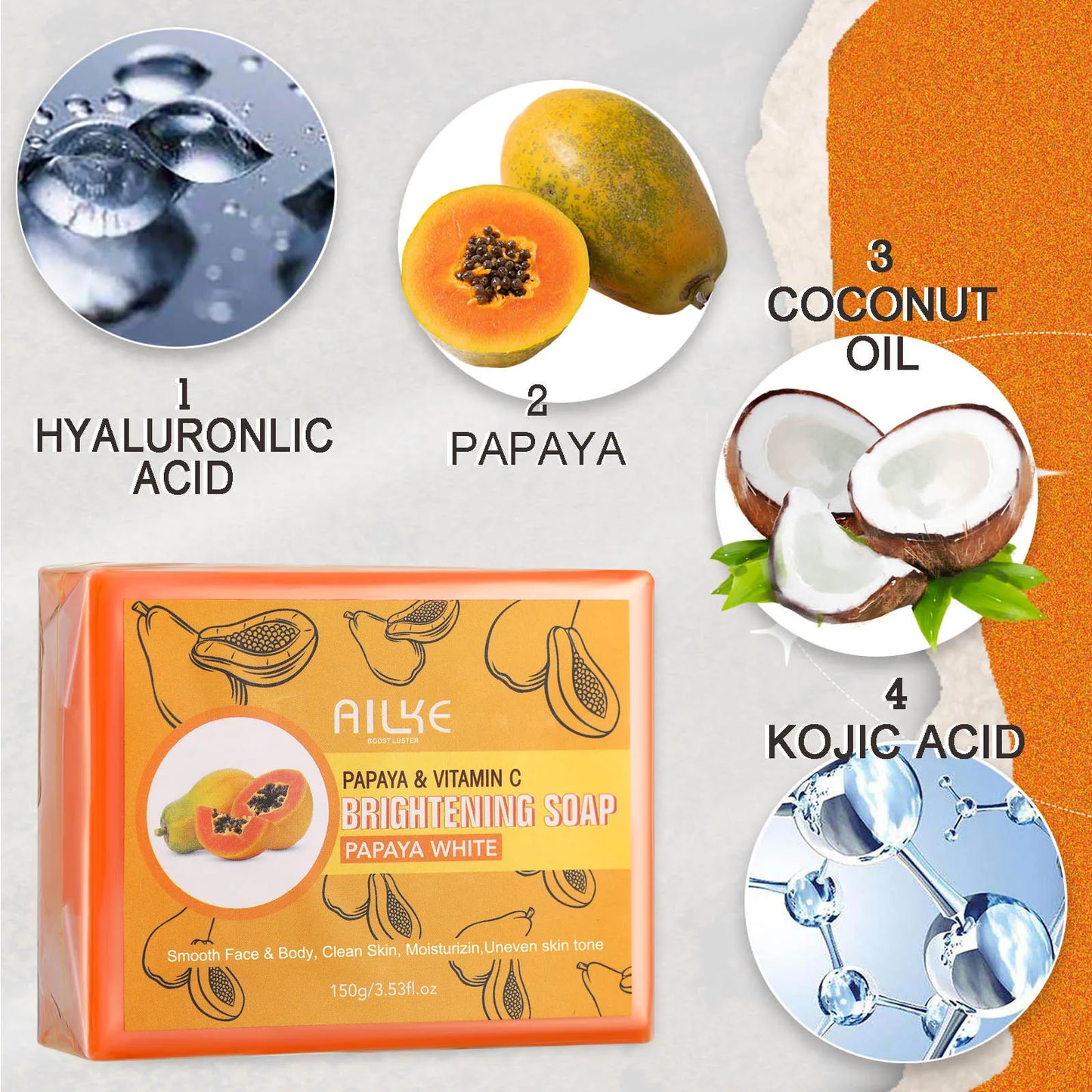 AILKE Collagen 5 in 1 Skincare Set for Radiant Facial