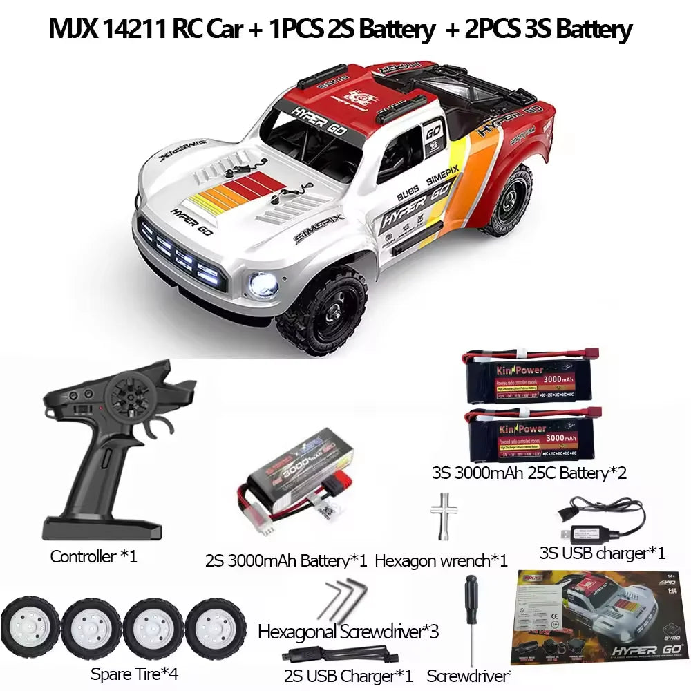 MJX HYPER GO 1/14 RC Racing Car 4WD Brushless Motor