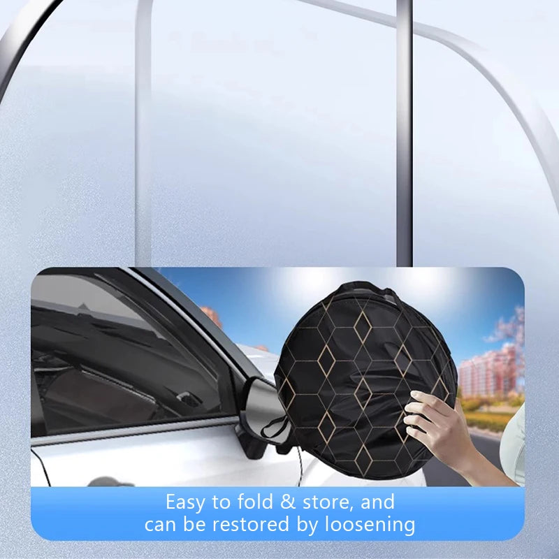 SEAMETAL Car Front Windshield Sunshade Cover Foldable Auto Window UV Protection Heat Insulation Shield