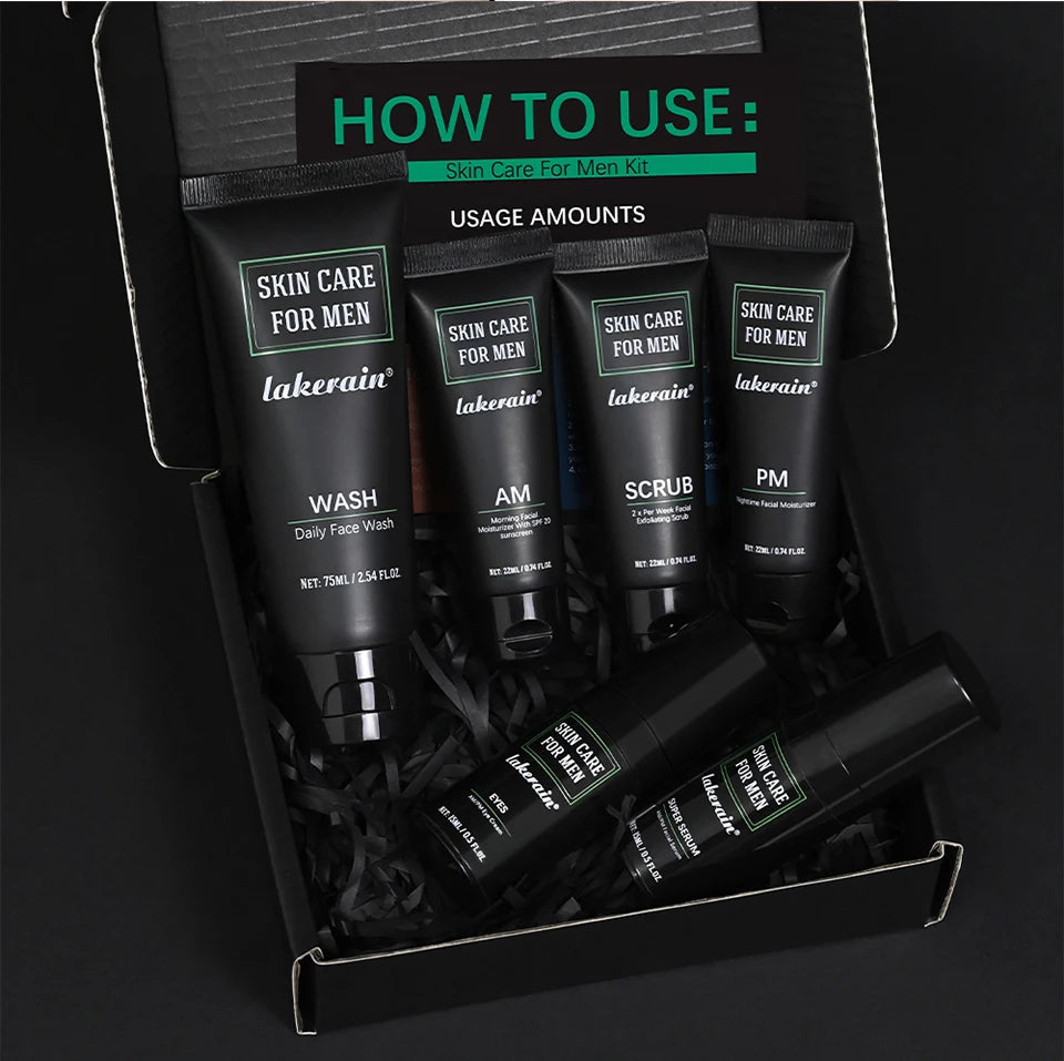 Ibcccndc Men Skin Care Kit Oil Control Hydration Set