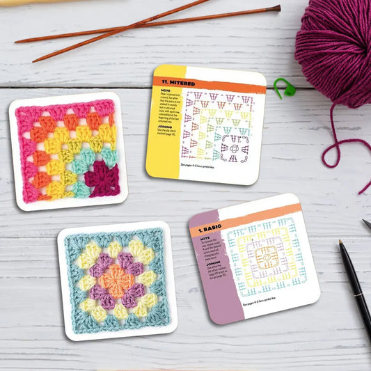 Card Decks Crochet Cards DIY Knitted Pattern Cards Set For Adults And Grandma Craft Projects