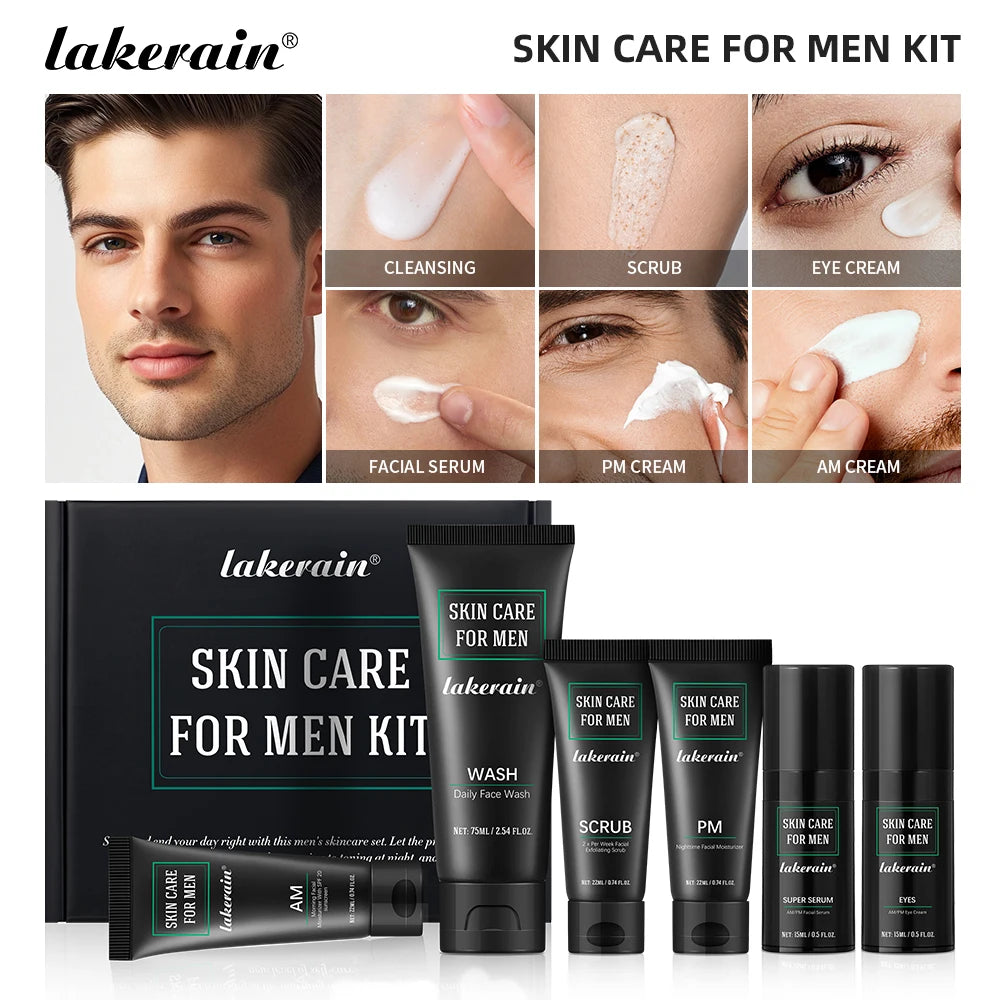 Ibcccndc Men Skin Care Kit Oil Control Hydration Set