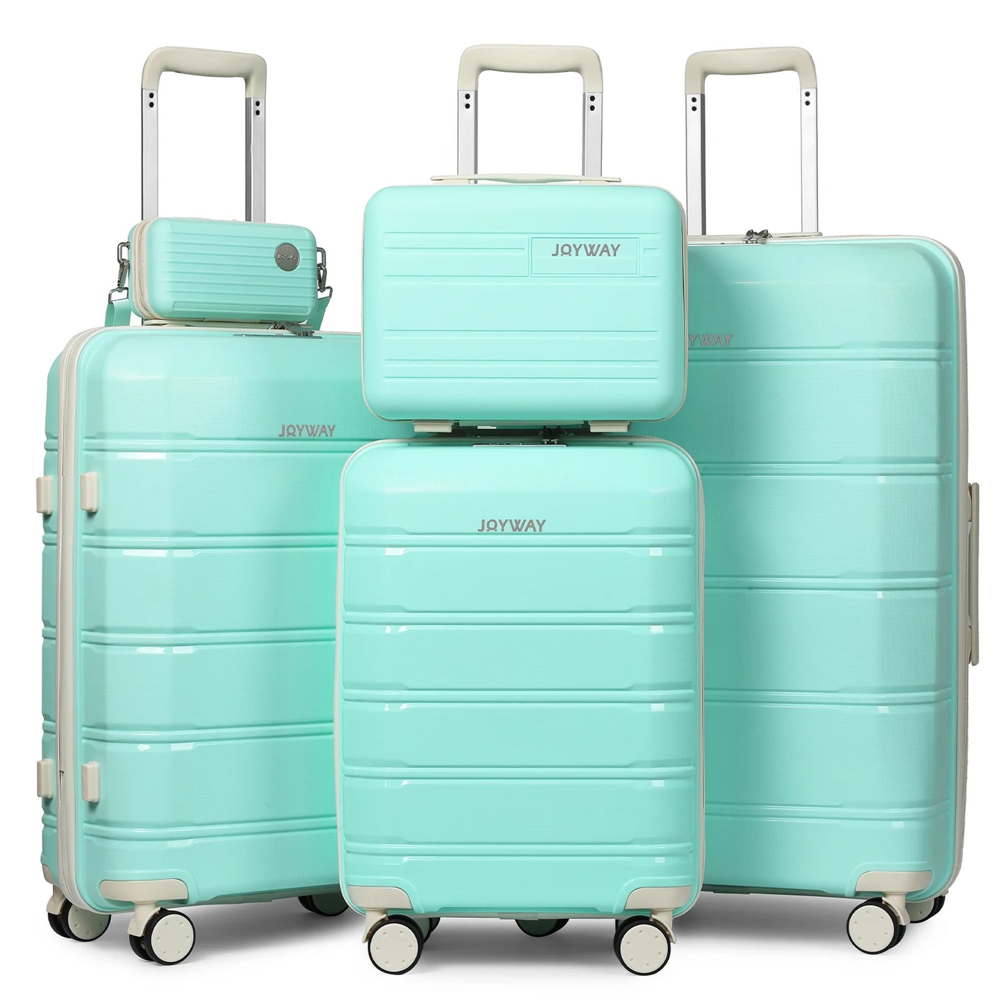 Joyway Travel Luggage Set Scratch Resistant Spinner Wheels TSA Lock