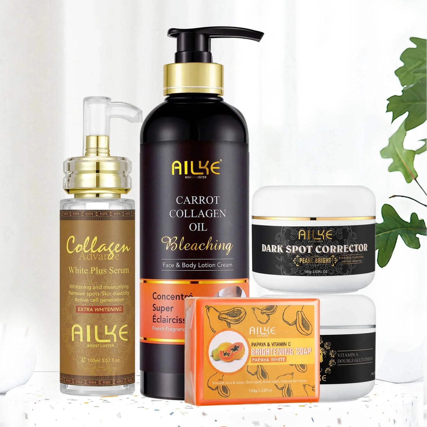 AILKE Collagen 5 in 1 Skincare Set for Radiant Facial