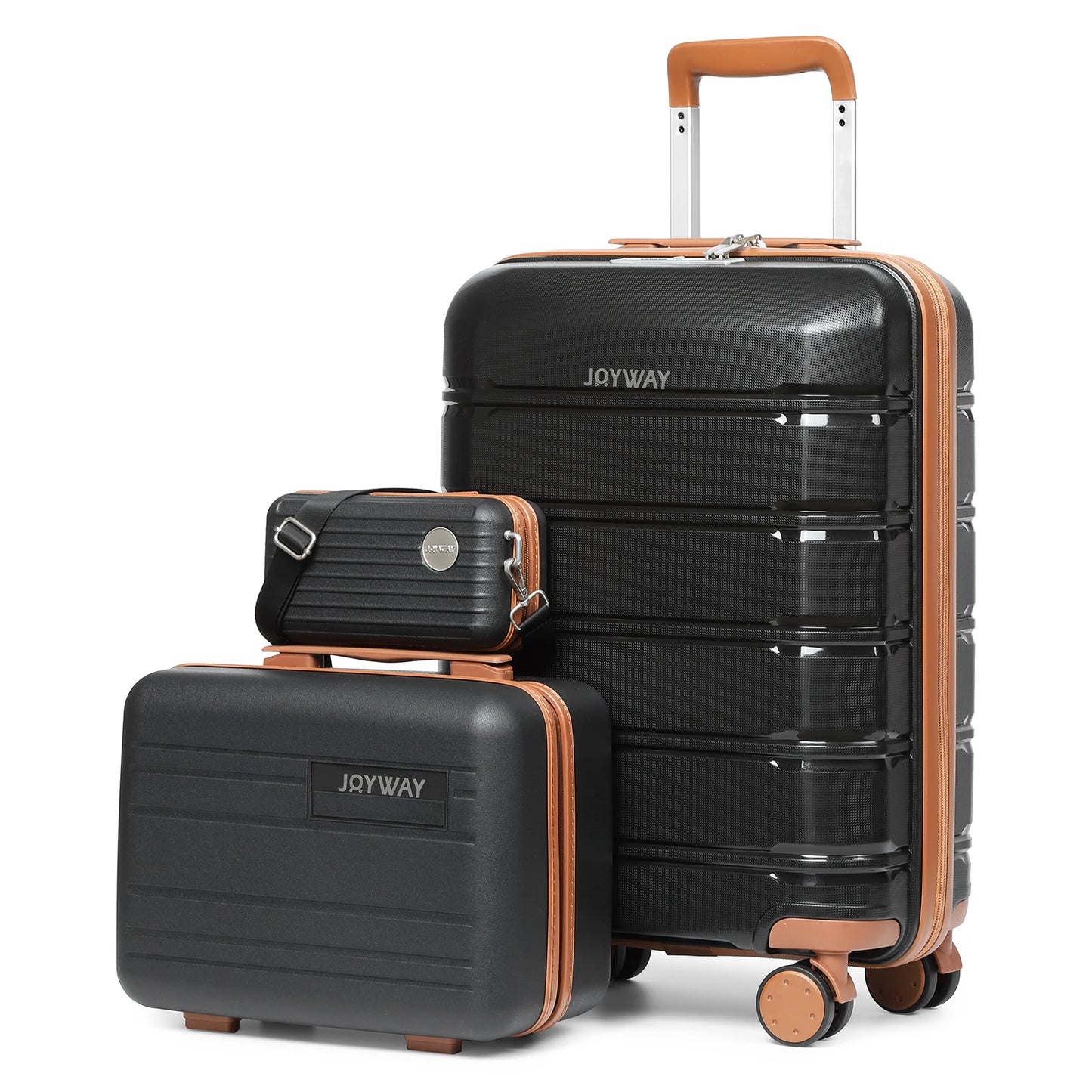 Joyway Travel Luggage Set Scratch Resistant Spinner Wheels TSA Lock