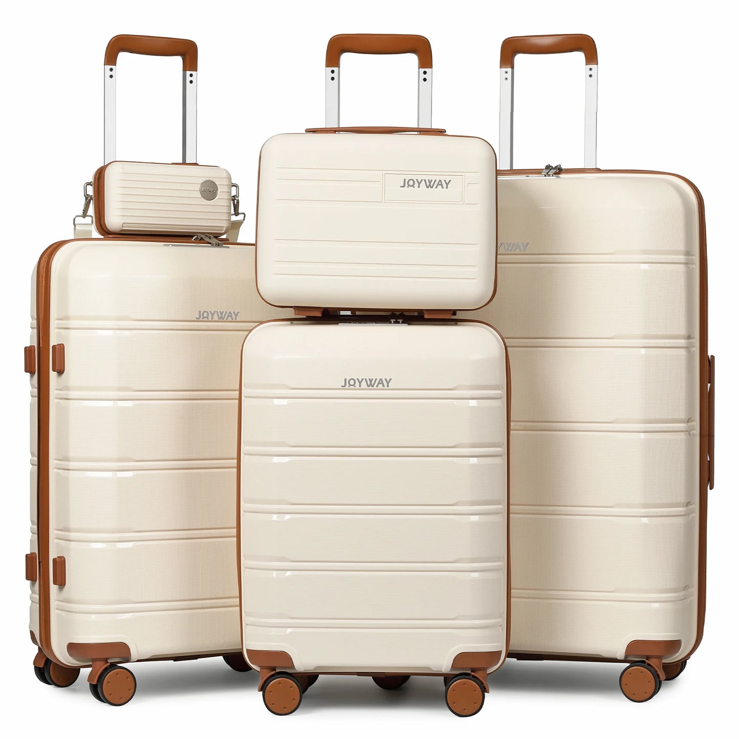Joyway Travel Luggage Set Scratch Resistant Spinner Wheels TSA Lock