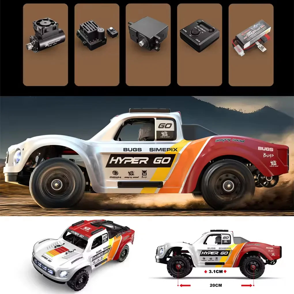 MJX HYPER GO 1/14 RC Racing Car 4WD Brushless Motor