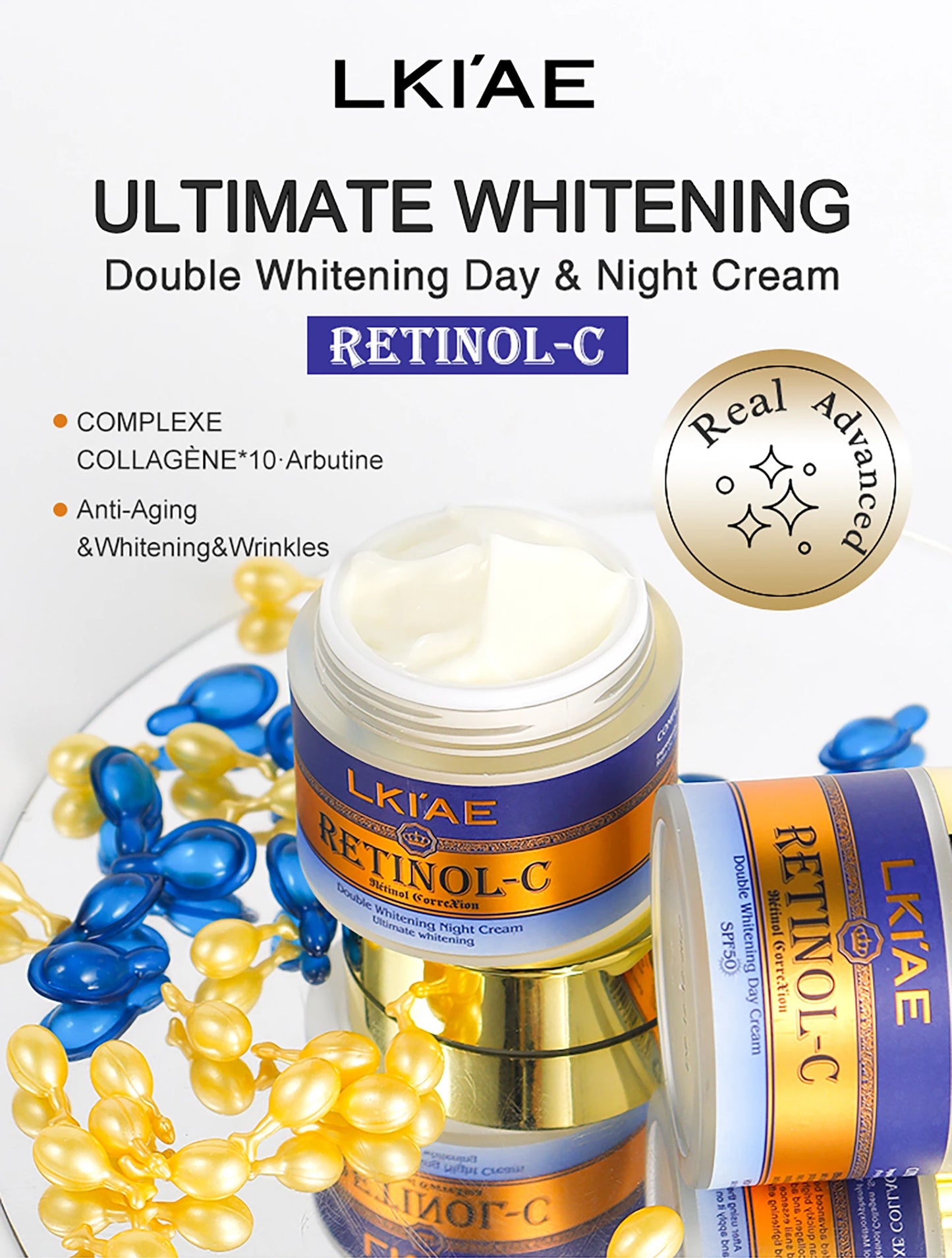AILKE Day And Night Retinol Whitening Cream With Snail Extract