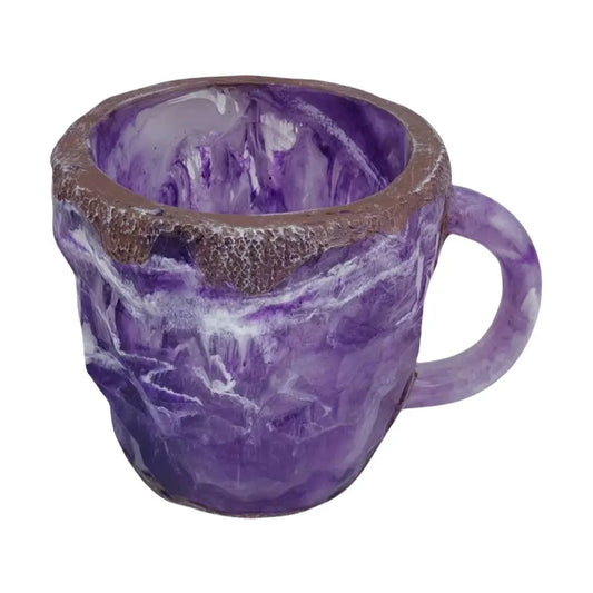 Hign-concerned Elegant Mineral Crystal Coffee Mug Home Office