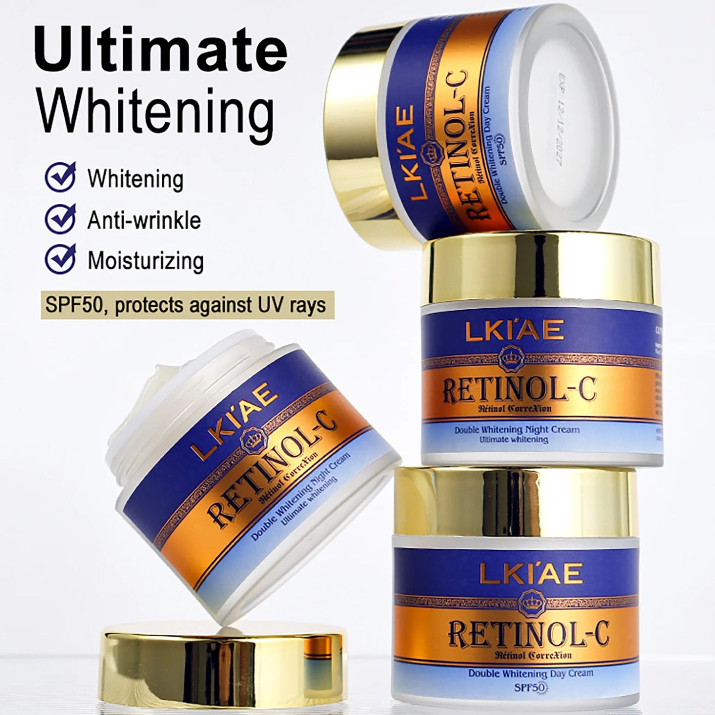 AILKE Day And Night Retinol Whitening Cream With Snail Extract
