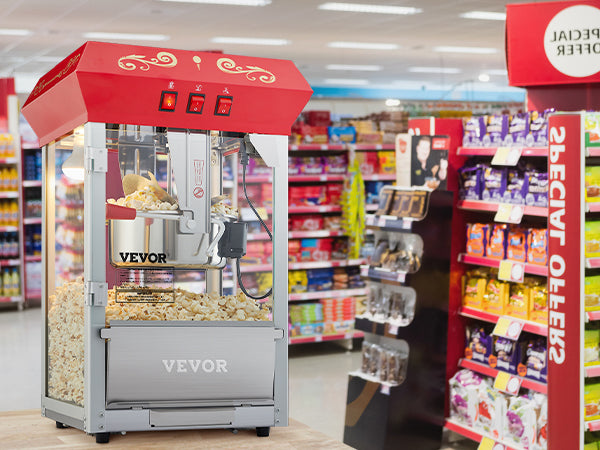 SucceBuy Electric Popcorn Maker Commercial Popper Machine