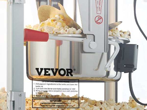 SucceBuy Electric Popcorn Maker Commercial Popper Machine
