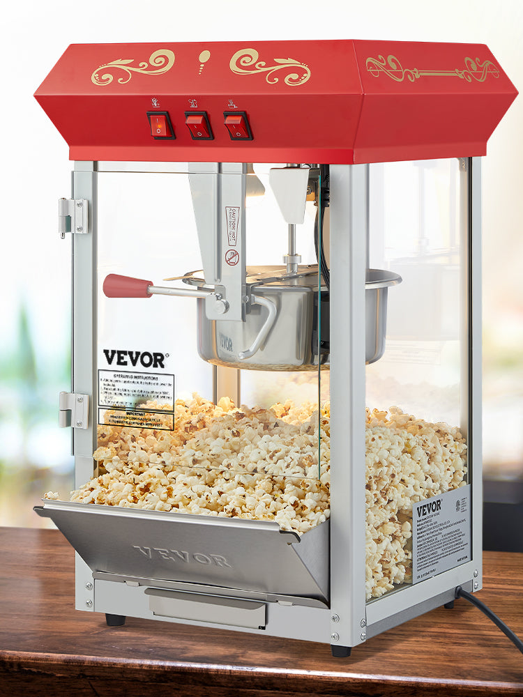 SucceBuy Electric Popcorn Maker Commercial Popper Machine